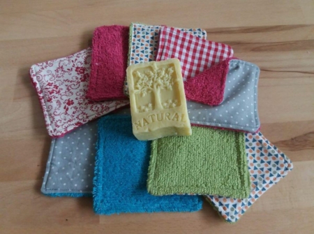 Lingettes en coton