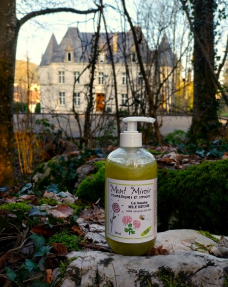 gel douche belle histoire avec chateau