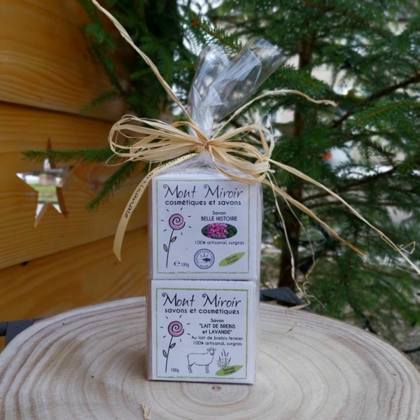 coffret cadeau savons solides mont miroir