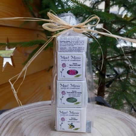 coffret cadeau savons mont miroir