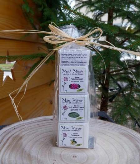 coffret cadeau savons mont miroir