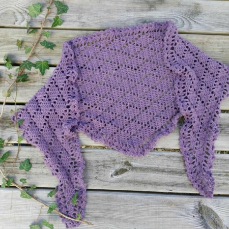 mini châle crochet atelier du mont miroir