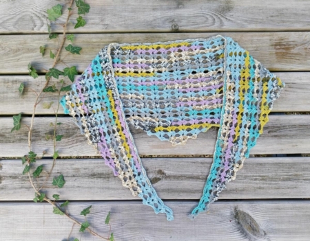 mini châle crochet atelier du mont miroir