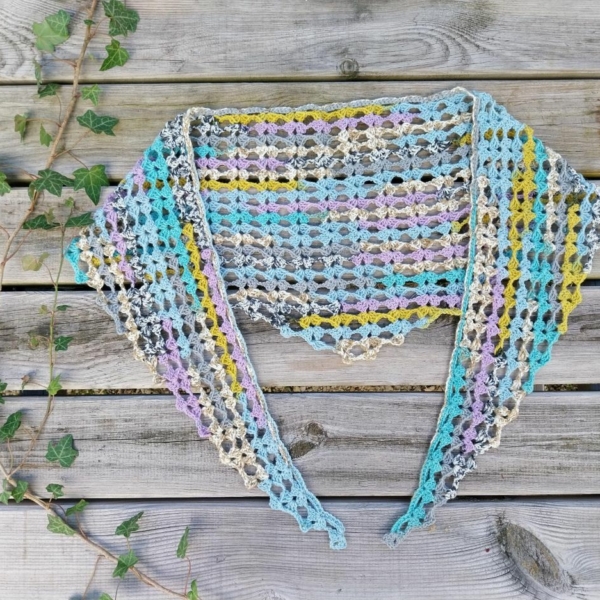 mini châle crochet atelier du mont miroir